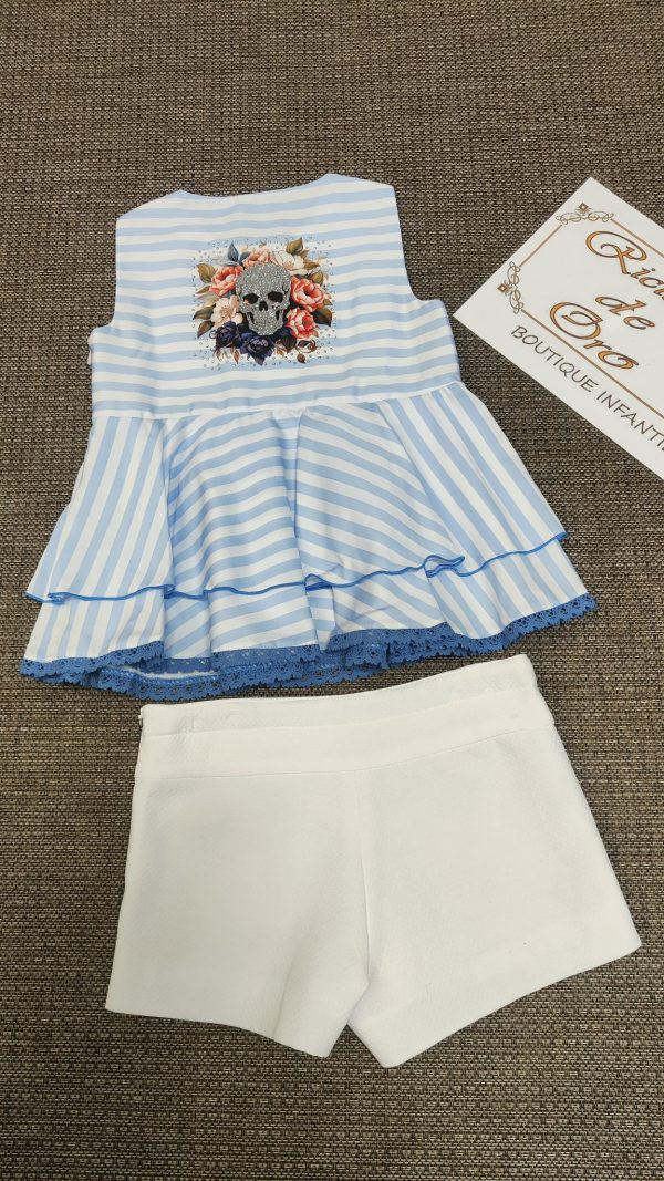 SHORT CON BLUSON AMELIE de NOMA FERNANDEZ, verano 2025 - Imagen 2