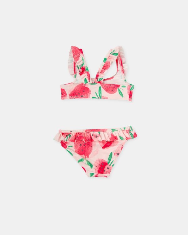 BIKINI NIÑA FRESA de TUTTO PICCOLO, verano 2025 - Imagen 2