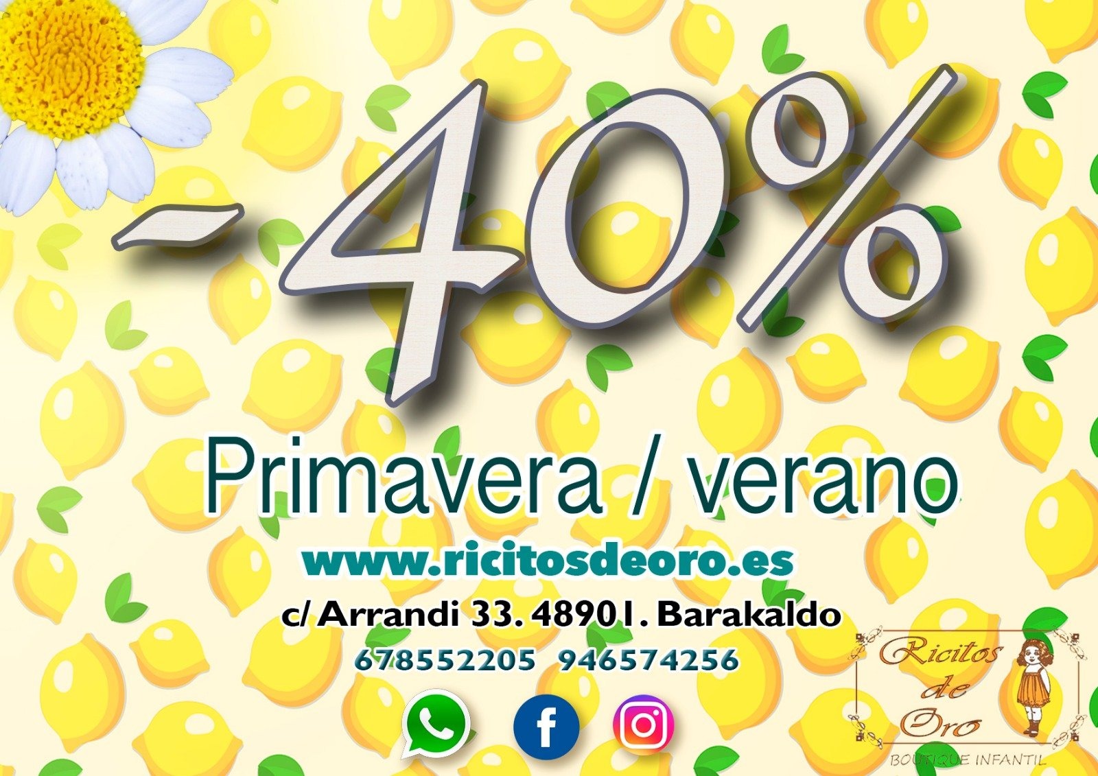 rebajas rebajas 40%