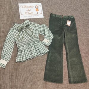 PANTALON PANA CON BLUSON DAFNE de NOMA FERNANDEZ, invierno 2025