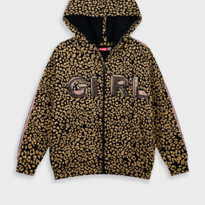 SUDADERA CON CREMALLERA ANIMAL PRINT de ENERGIERS, invierno 2025