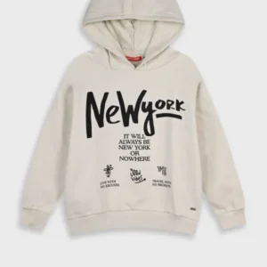 SUDADERA CHICA NEW YORK MARFIL de ENERGIERS, invierno 2025