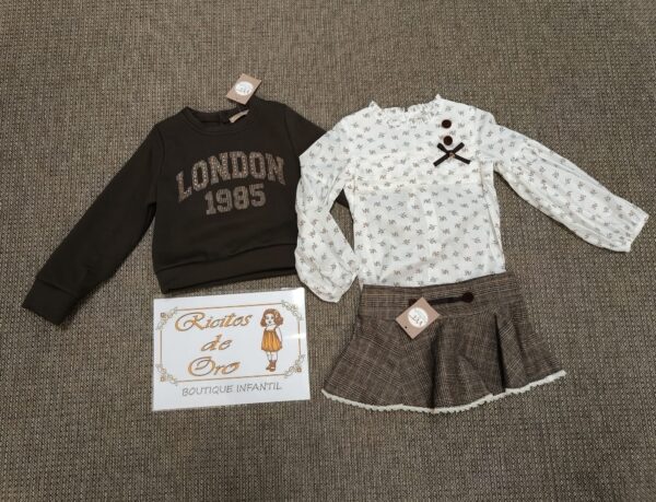 BOMBACHO CON CAMISA Y SUDADERA DIANA de NOMA FERNANDEZ, invierno 2025