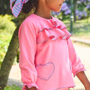 SUDADERA CON SHORT PANTERA ROSA de LA MARTINICA, verano 2026