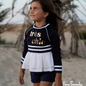 SHORT CON BLUSON Y SUDADERA OLMO de NOMA FERNANDEZ, verano 2026