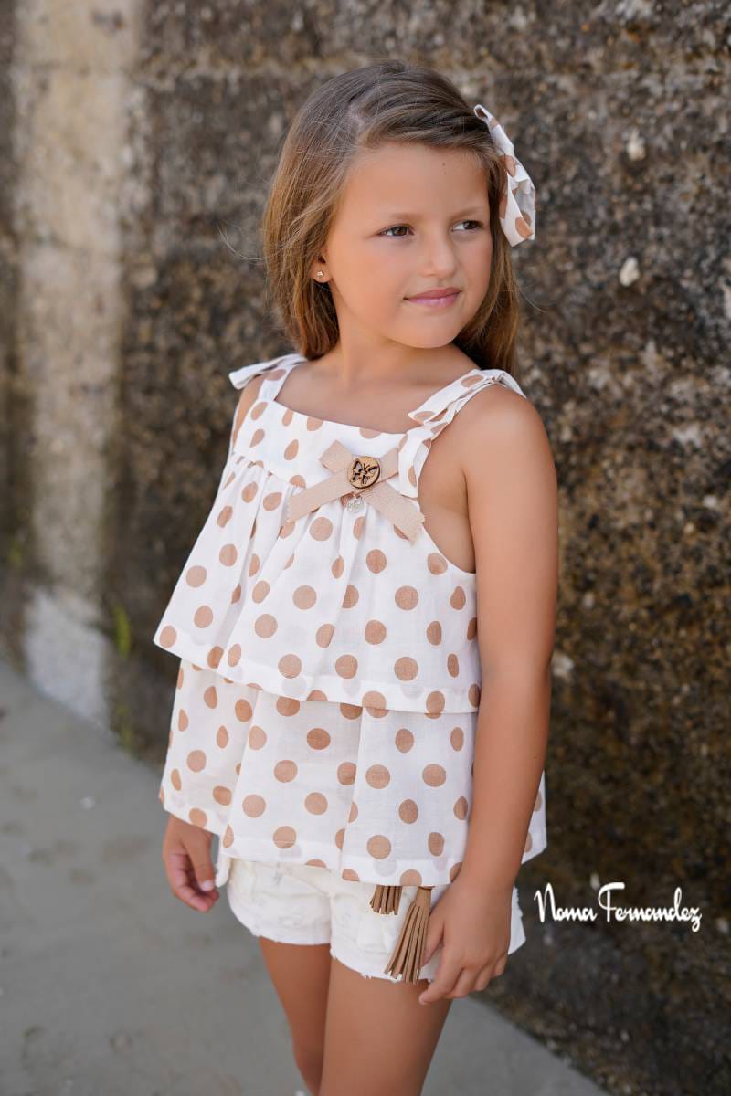 SHORT CON BLUSON HAYA de NOMA FERNANDEZ, verano 2026