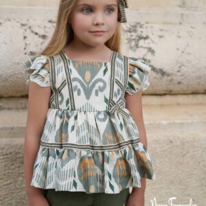 SHORT CON BLUSON MIMOSA de NOMA FERNANDEZ, verano 2026