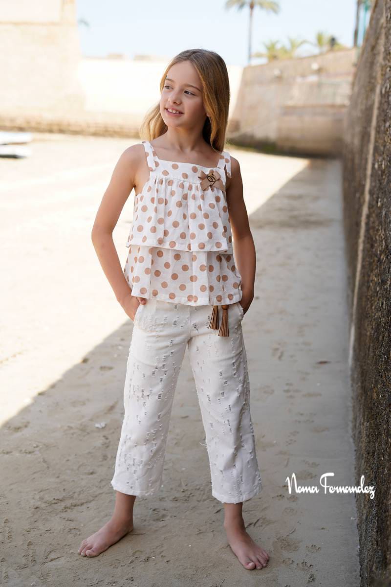 PANTALON CON BLUSON HAYA de NOMA FERNANDEZ, verano 2026