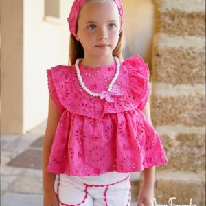 SHORT CON BLUSON LINO de NOMA FERNANDEZ, verano 2026