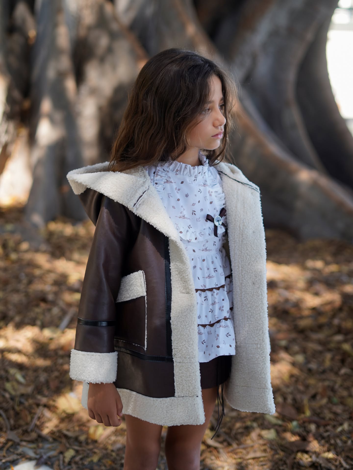PELLIZA LARGA MARRON de NOMA FERNANDEZ, invierno 2026