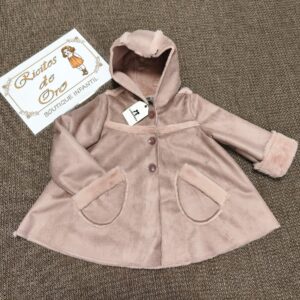 PELLIZA CON CAPUCHA ROSA EMPOLVADO de LA MARTINICA, invierno 2026